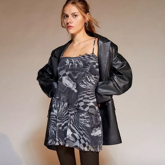 Urban Outfitters Moxie Mesh Mini Slip Dress - Picture 4 of 10